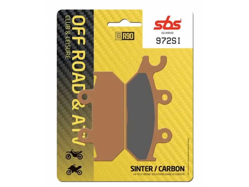 Гальмівні колодки SBS Sport Brake Pads, Sinter/Carbon 972SI